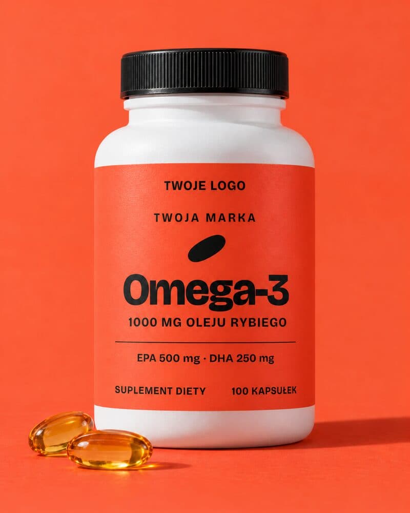 Omega-3 1000 z etykietą TWOJA MARKA